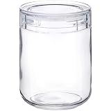 Amazon Co Jp セラ メイト 保存 容器 ガラス キャニスター 600ml チャーミークリアー S1 日本製 221152 ホーム キッチン