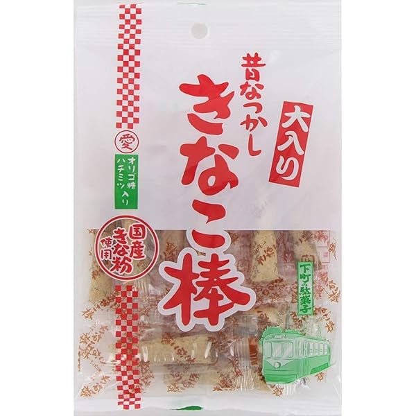Amazon.co.jp: 鈴ノ屋 大入り きなこ棒 10本×10袋 : 食品・飲料・お酒