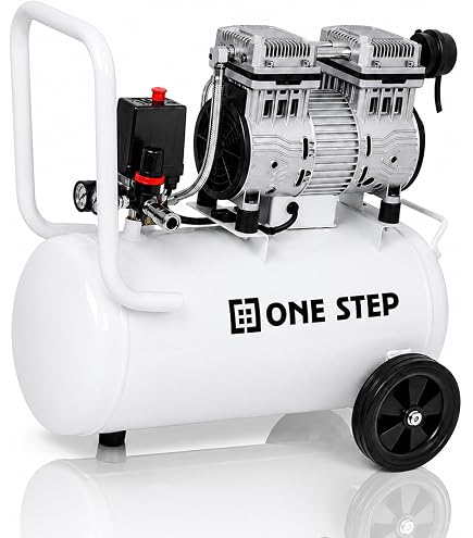 Amazon | 静音オイルレス エアーコンプレッサー 25L | エアコンプレッサー