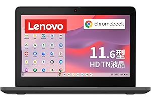【Amazon.co.jp限定】 Lenovo Chromebook クロームブック 100e 11.6インチ 日本語キーボード 重量1.23kg インカメラ搭載 プライバシーシャッター付き グラファイトグレー 82W0000FJP