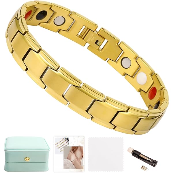 磁気ブレスレット メンズ チタン鋼 優しくて肌に優しい 軽量 健康 Amazon.co.jp: [QIAOZILI] 磁気ブレスレット メンズ チタン鋼 36