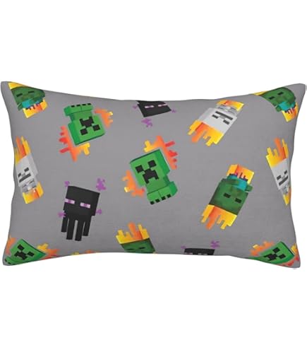 Amazon｜マインクラフト、枕カバー、MINECRAFT Pillowcase｜枕