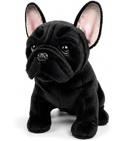 Amazon.co.jp: ふわふわクリームフレンチブルドッグぬいぐるみ（リアル