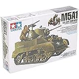タミヤ(TAMIYA) 1/35 ミリタリーミニチュアシリーズ No.313 アメリカ陸軍 軽戦車 M5A1 ヘッジホッグ 追撃作戦セット 人形4体付 プラモデル 35313