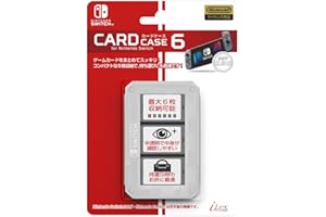 【任天堂公式ライセンス商品】ニンテンドースイッチ専用ゲームカード収納ケース『カードケース6 for ニンテンドーSWITCH(クリア)』 -SWITCH-
