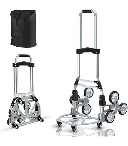 Amazon.co.jp: JZOOOZ 【2025最新型】台車 キャリーカート ハンドトラック 階段 台車 （サイズ：47x47x97cm） 折りたたみ台車 高さ調節 軽量 小さい 荷物運搬 倉庫、農業、輸送、ショッピング、防災用、引っ越し、 旅行、キャンプ アウトドア 便利グッズ 運ぶ道具  運搬用具 ...