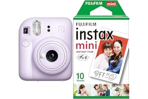 【セット】 FUJIFILM チェキ インスタントカメラ instax mini 12 ライラックパープル + チェキ用フィルム 10枚入 INSTAX MINI JP 1