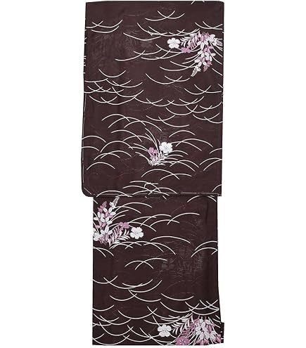 Amazon.co.jp: 訪問着 身丈167 裄68 刺繍 雉 花模様 正絹 着物 033b p