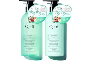 Q+ クオリタス [ スムース ] シャンプー トリートメント セット アミノ酸シャンプー ヘアケアギフトセット パッション・フローラルの香り (ボトル・400ml/400g)