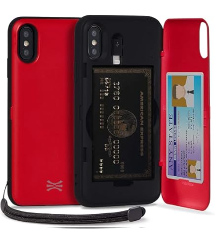 Amazon.co.jp: TORU CX PRO iPhone Xs ケース カード 収納背面 3枚