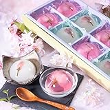 桜 お菓子 ギフト 和菓子 創味菓庵 もちもち葛桜とつるるん桜ゼリー 8個(2種8個) 国産 包装紙付き スイーツ