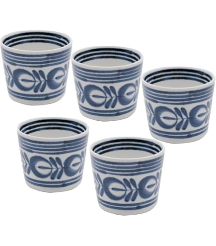 Amazon｜風景ドットコム たこ唐草 そばちょこ 蕎麦猪口 5個セット 日本