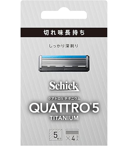 Amazon.co.jp: Schick(シック) クアトロ4 4枚刃 替刃(4コ入) 髭剃り