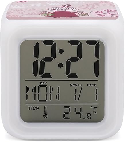 Amazon.co.jp: ニョロニョロ ムーミン 目覚まし時計 デジタル