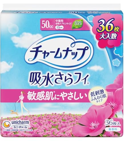 Amazon | チャームナップ 吸水さらフィ オーガニックコットン 50cc(中