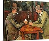 ポール・セザンヌプレミアムシックラップキャンバス壁アート印刷題名のカードプレーヤー、1893 96 24" x 20" BAL160592_24_24x20_none