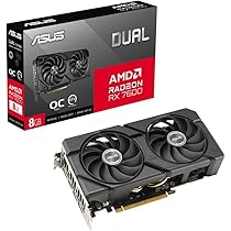 Amazon | ASUS Dual Radeon RX 7600 EVO OC Edition 8GB GDDR6 ビデオ 