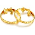 Ethlyn Birthday Gifts for Baby Boys Girls 18K Gold plated Babies to toddlers Little Bangles Bracelet Stars Bells Heart Jewelr