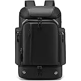 SUNOGE リュック メンズ リュックサック スクエア バックパック 大容量 ビジネスリュック 防水 15.6インチ PC ラップトップバック USB充電ポート 盗難防止 保冷 黒 40L 軽量 撥水加工 出張 旅行 通学 通勤 アウトドア