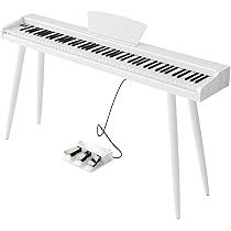 電子ピアノ 88鍵盤 木製 ペダル付き スタンド アダプター 日本語説明書 Amazon | [MRG] 電子ピアノ 木目調 88鍵盤 木製 MIDI対応 楽譜