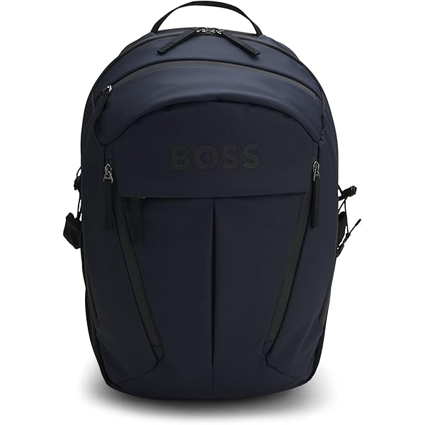 Amazon | [BOSS] [ボス] シルバートーン ロゴ ストラクチャードレザー
