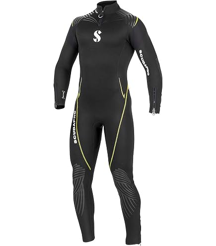 Amazon | ScubaproスポーツSteamer 5 mmブラック/イエローメンズ M