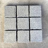 石畳 ピンコロかんたんマット 約300×300×20(mm) 1枚 薄グレー