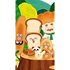 パンどろぼう , にせパンどろぼう , なぞのフランスパン , パンやのおじさん