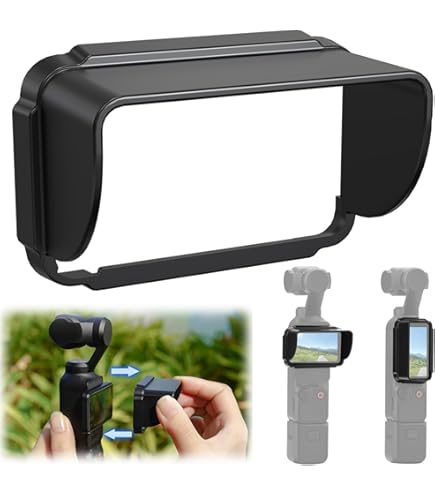 Amazon | Osmo Pocket 3 サンシェード DJI POCKET 3 用 ディスプレイ
