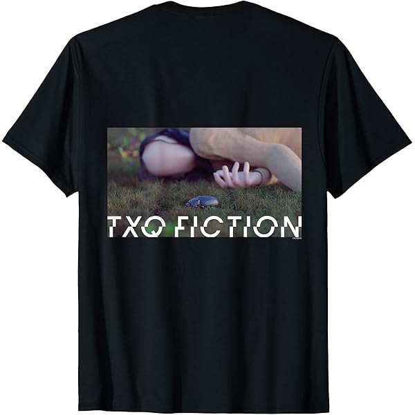 Amazon | TXQ FICTION 白Tシャツ（半袖）背面 Tシャツ | Tシャツ