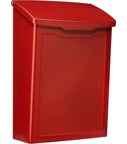 thumbnail image 2 of NACH Vicki Terracotta Brown Mailbox, Wall Mount Mailboxes For Outside, Weather Resistant Metal 2 of 11