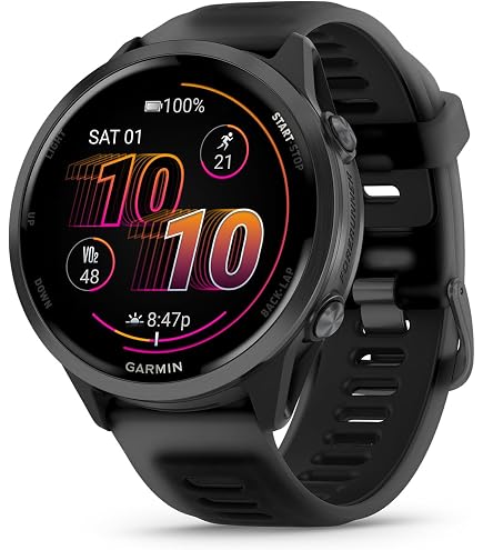 Garmin Forerunner 965 Running Smartwatch, Colorful AMOLED Display