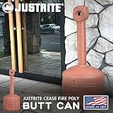 【雑貨】水いらず アメリカンアッシュトレイスタンド BUTTCAN テラコッタ JUSTRITE アメリカの灰皿 スタンド灰皿　おしゃれ インテリア ガレージ 西海岸 喫煙所 屋外　事務所　現場　工場