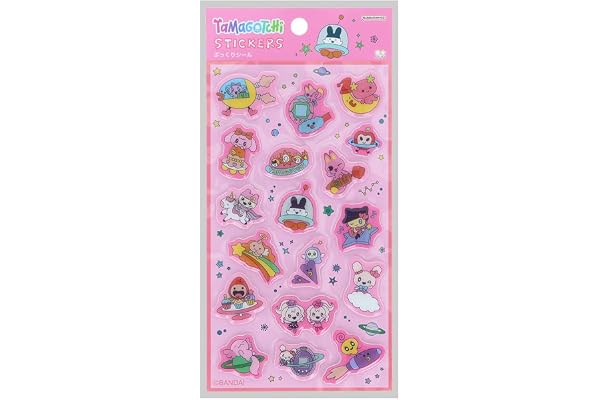 サンスター文具(Sun-Star Stationery) たまごっち グッズ シール ぷっくり ピンク S8819971