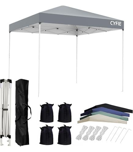 Amazon | ワンタッチタープテント 2.5m×2.5m セントラルロック式 3