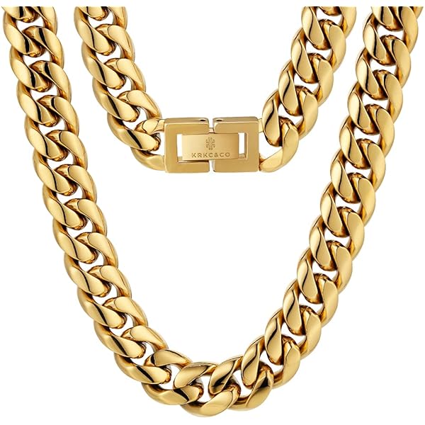 Amazon | チェーン 22K 23K 24K タイ バーツ ゴールド GP ネックレス