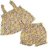 アンナニコラ 花柄 キャミソール&ブルマのセット 60cm パープル AN10-54 E29 日本製