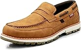 Edwin EDM4103 Men's Loafers, Waterproof, Slip-on, Deck Shoes, PU Leather, Sneakers, Non-Slip, Double Grip Sole, Stylish, No L