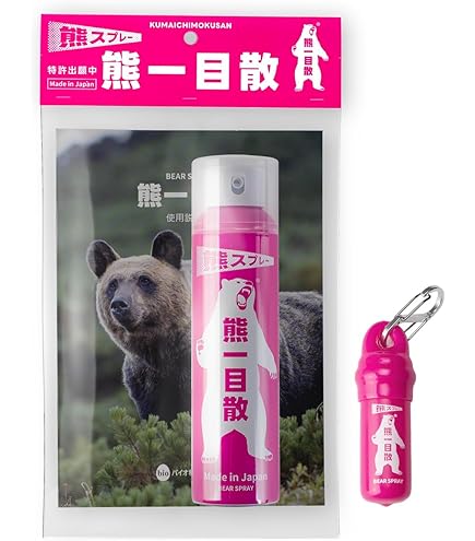 Amazon | くまいちばん 熊よけスプレー 140ml, 強力な刺激臭で熊を忌避