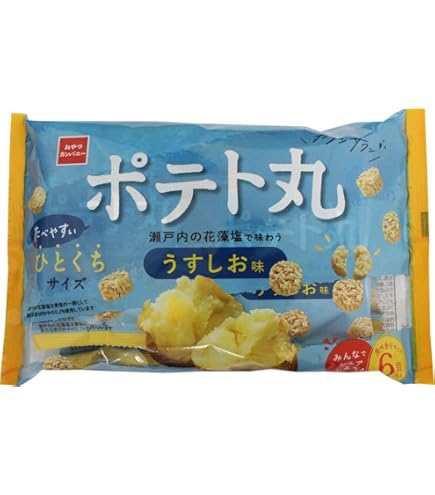 Amazon.co.jp: おやつカンパニー ベビースター ポテト丸うすしお味4連