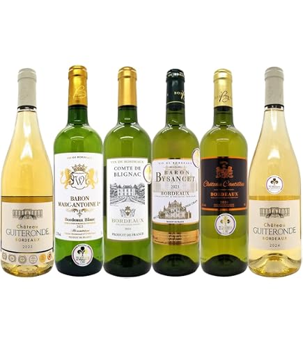 Amazon.co.jp: ボルドー 白ワイン 6本セット 全て金賞 750ml フランス