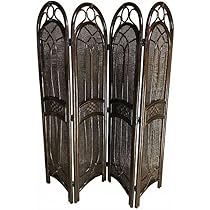Amazon｜籐 ラタン 4連 スクリーン パーテーション 衝立