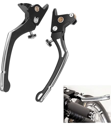 Amazon.co.jp: ハーレー用 1インチ レバーセット クラッチ ブレーキ