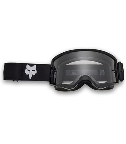 Alpinestars Vision Youth MX Goggles - Red Frame, Mirror Silver Lens For Kids ATV/MTB/Off-Road