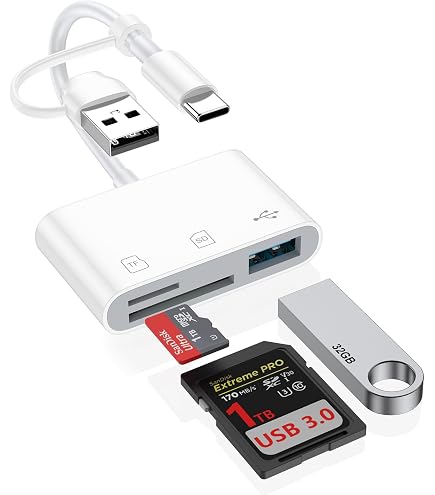 Amazon | USB 3.0 ハブ MicroSD/SDカードリーダー Type-C & Type-A対応