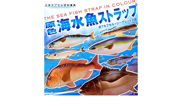Amazon  原色海水魚ストラップ シークレット2種含む全9種セット 