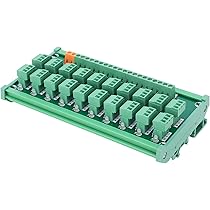 Amazon.co.jp: 端子台、DIN レール端子台 3 線式 20 チャンネル 3 線式
