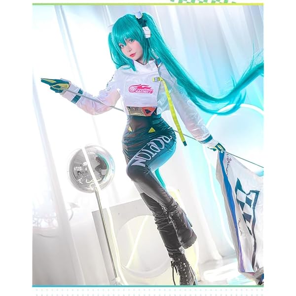 Amazon.co.jp: [JINZE] 初音ミク コスプレ衣装 レーシングカー初音ミク