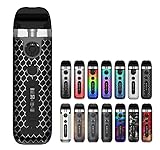 スモック Novo 5 Pod System Kit 900mAh 2ml 電子タバコノボ5 ポッド ベイプ VAPE スターターキット(レッドスタビライズドウッド)