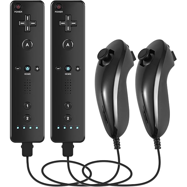 Amazon | Nintendo Wii BLACK Video Game Console Bundle (Renewed) | Wii